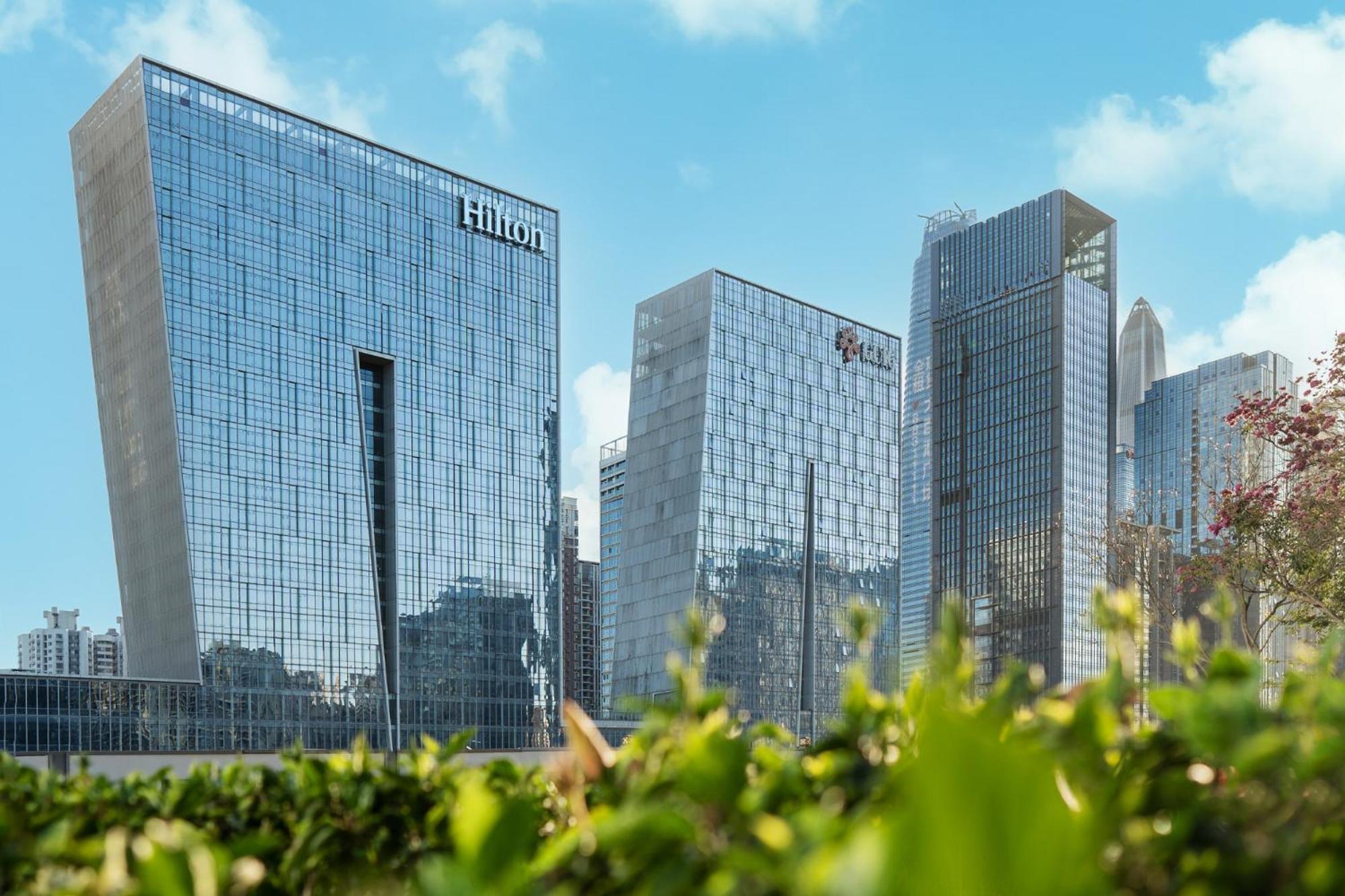 Hotel Hilton Shenzhen Futian Exterior foto